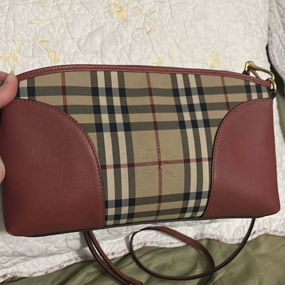 Burberry Women's Tan and Brown Crossbody Bag - Picture 3 of 3